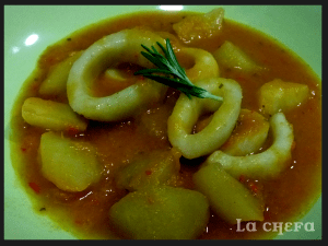 ANILLAS DE POTA CON PATATAS