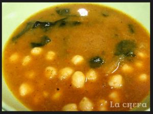 GARBANZOS CON ESPINACAS