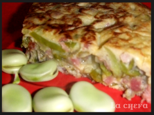 TORTILLA DE HABAS Y JAMÓN2