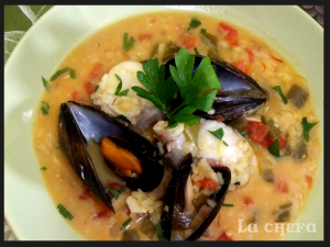 GUISO MARINERO DE RAPE Y MEJILLONES