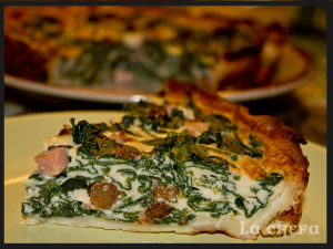 QUICHÉ DE ESPINACAS, JAMÓN Y PASAS2