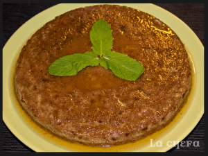 PUDIN DE BIZCOCHO DE CHOCOLATE