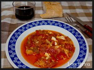 MOJE DE PIMIENTOS Y BACALAO