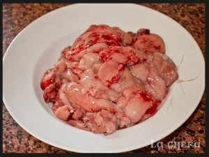 LIMPIAR MOLLEJAS CORDERO